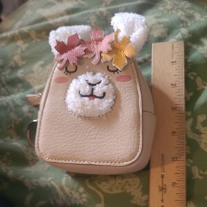 Lauren Conrad Adorable Cream Llama Change Purse